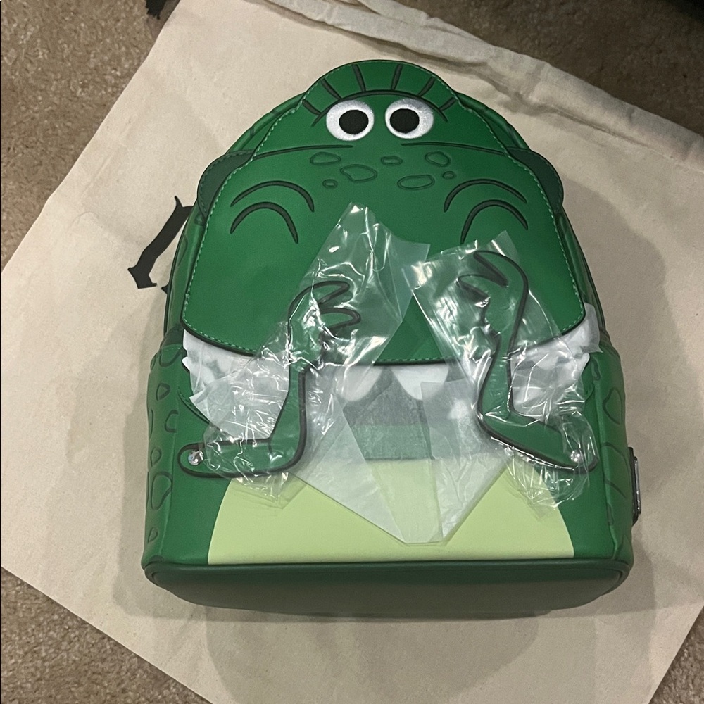 Loungefly Green Crocodile Backpack